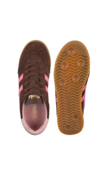 Gola Torpedo Dark Brown/Fluro Pink/Chalk Pink CLB761 (GO3-a) sports Shoes