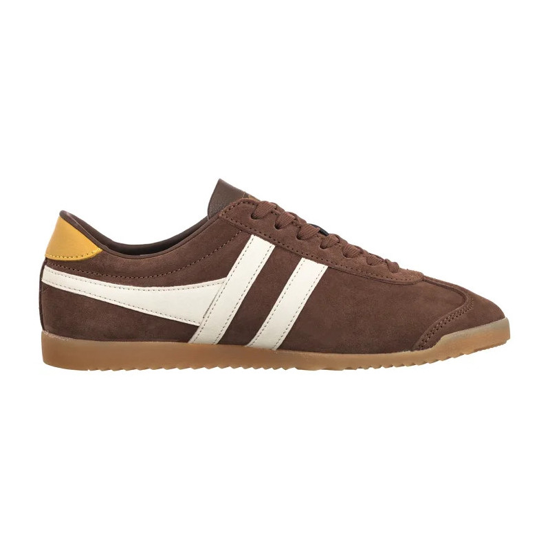 Gola Gola Women's Bullet Suede Trainer Otter/Off White/Pale Gum CLA153 (GO5-a) sportiniai bateliai