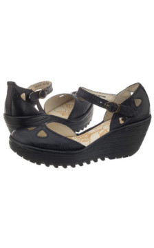 FLY London Yuna Mousse Black P500016090 (FL164-c) shoes