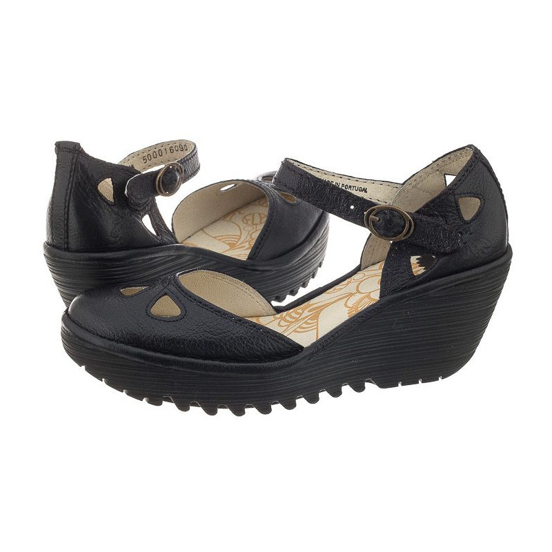 FLY London Yuna Mousse Black P500016090 (FL164-c) kurpes