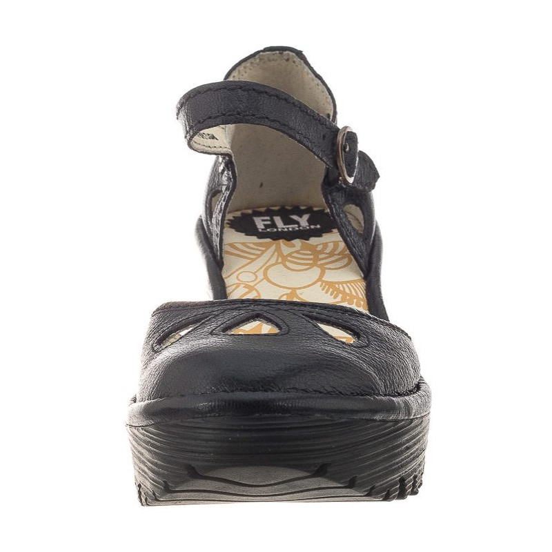 FLY London Yuna Mousse Black P500016090 (FL164-c) shoes