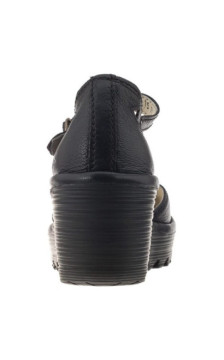 FLY London Yuna Mousse Black P500016090 (FL164-c) shoes