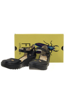 FLY London Yuna Mousse Black P500016090 (FL164-c) shoes