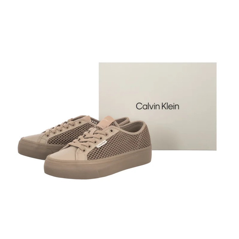 Calvin Klein Vulc Flatf Lace Up Lin Mesh Nomad HW0HW02971 PDT (CK731-a) sporta apavi
