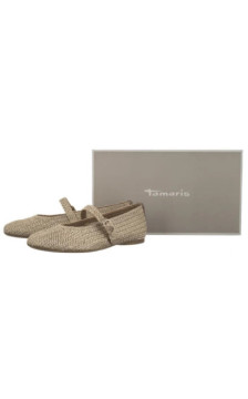 Tamaris Brązowe 1-22125-46 900 Bronce (TM575-a) ballerinas