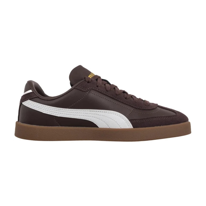 Puma Club II Era chocolate brown-puma white 397447-50 (PU622-e) sports shoes