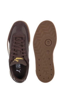 Puma Club II Era chocolate brown-puma white 397447-50 (PU622-e) sports shoes