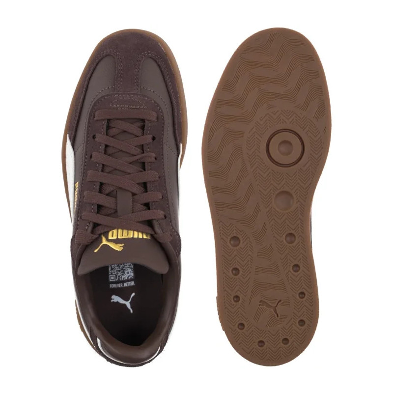 Puma Club II Era chocolate brown-puma white 397447-50 (PU622-e) sports shoes