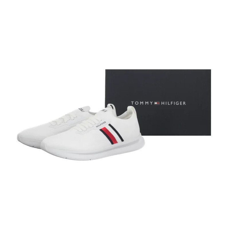 Tommy Hilfiger Lightweight Knitted Runner White FM0FM05756 YBS (TH1476-a) sporta apavi