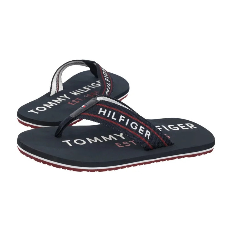 Tommy Hilfiger Sporty Hilfiger Beach Sandal Desert Sky FM0FM05805 DW5 (TH1478-a) apavi