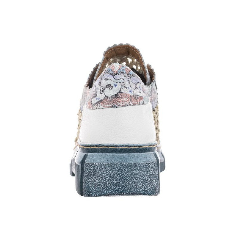 Maciejka Niebieskie/Beżowe 05850-06/00-1 (MA1006-a) kurpes