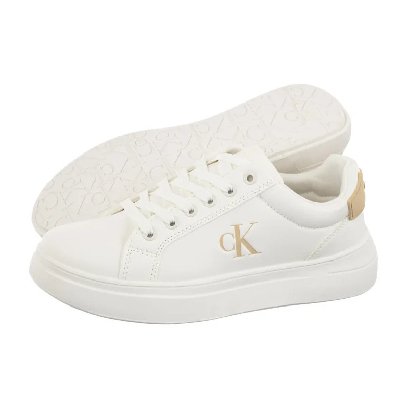 Calvin Klein Low Cutt Lace-Up Sneaker Off White/Beige V3X9-83300-1355A472 (CK732-a) sporta apavi