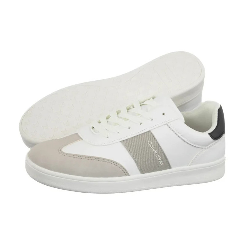 Calvin Klein Low Cut Lace-Up Sneaker Grey/White/Black V3X9-83287-1269Y702 (CK733-a) sporta apavi