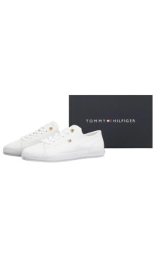 Tommy Hilfiger Th Foxing Sneaker Canvas White FW0FW09170 YBS (TH1477-a) kurpes