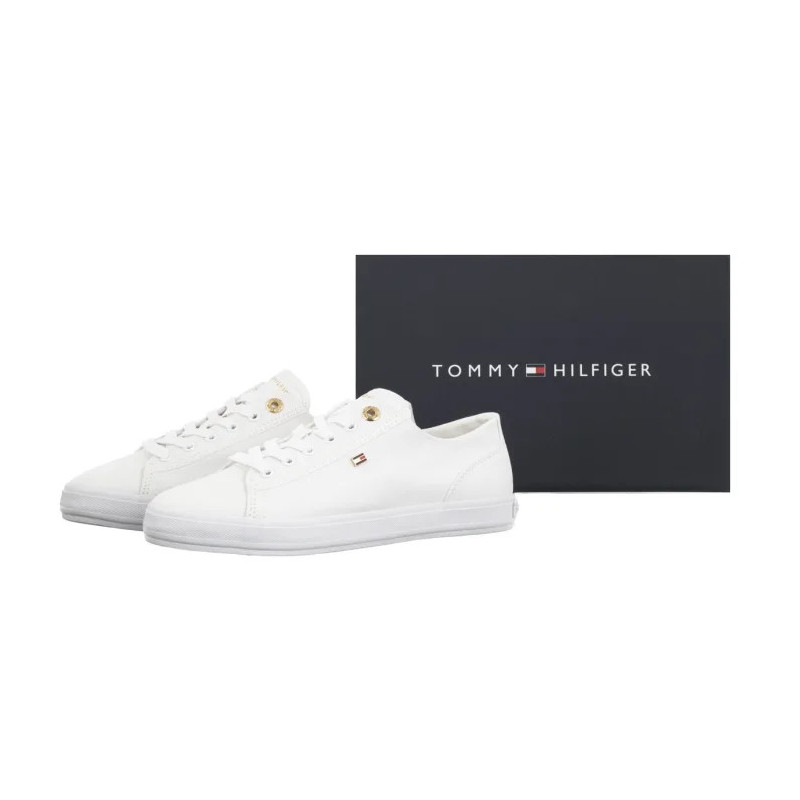Tommy Hilfiger Th Foxing Sneaker Canvas White FW0FW09170 YBS (TH1477-a) kurpes