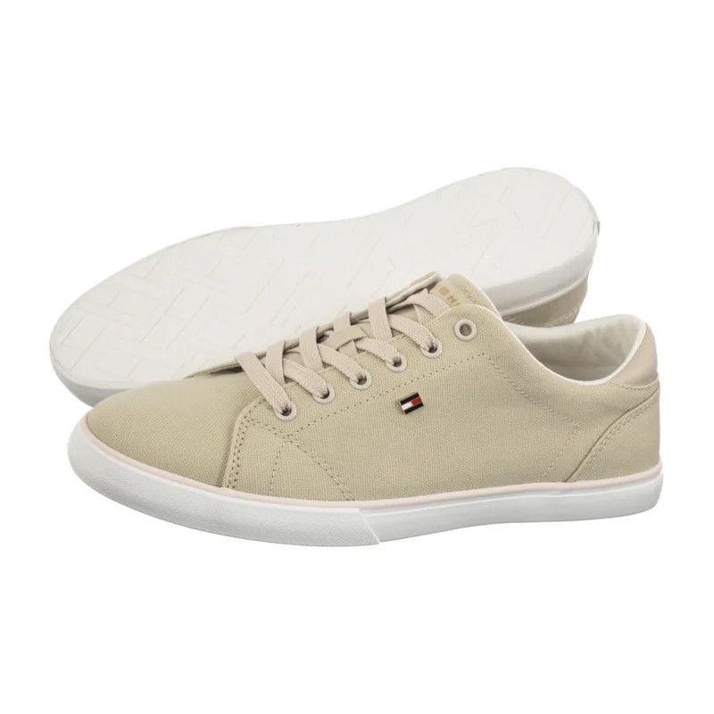 Tommy Hilfiger Th low Profile Vulc Canvas Classic Beige FW0FW09102 ACI (TH1479-b) kurpes