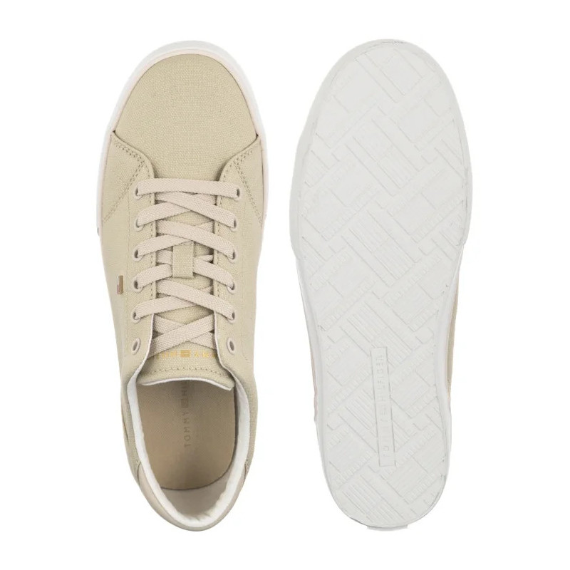 Tommy Hilfiger Th low Profile Vulc Canvas Classic Beige FW0FW09102 ACI (TH1479-b) kurpes