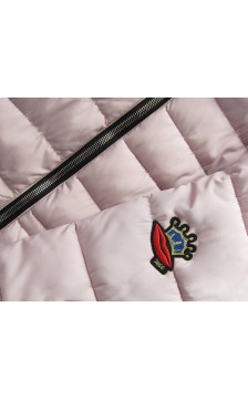 WINTERJACKE MIT KAPUZE PUDER ROSA (B3595) striukė