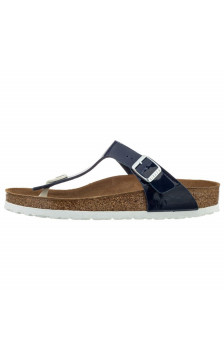 Birkenstock Gizeh Patent Granatowe 1005301 (BK51-a) šlepetės