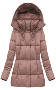 SHORT WINTER JACKET VINTAGE PINK (7750) striukė