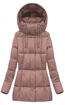 SHORT WINTER JACKET VINTAGE PINK (7750) striukė