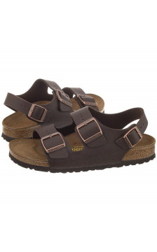 Birkenstock Milano Brązowe 034703 (BK10-d) sandalai
