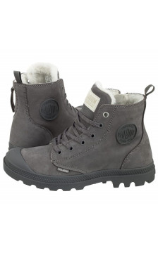 Palladium Pampa Hi Zip WL Cloudburst/Charcoal Gray 95982-055-M (PA45-b) bateliai