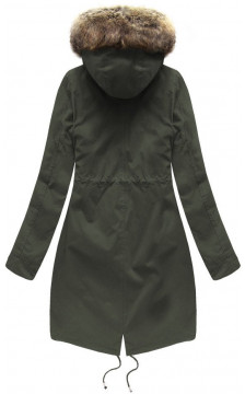 HOODED PARKA WITH LINER BLACK (7626) striukė