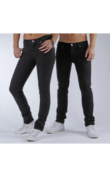 Dr Denim Mauser 101 black unisex džinsai