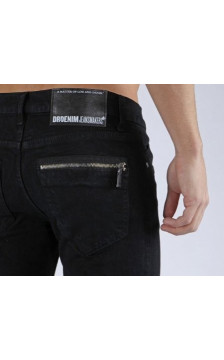 Dr Denim Mauser 101 black unisex džinsai