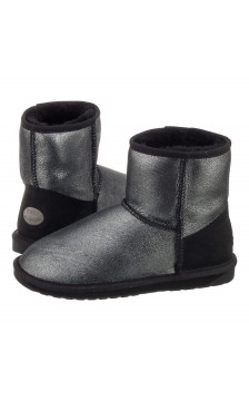 EMU Australia Stinger Metallic Mini Black W11378 (EM197-b) bateliai