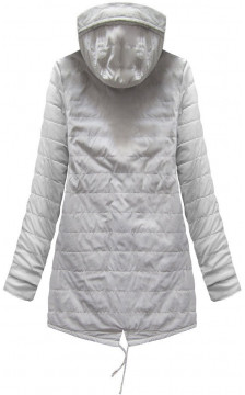REVERSIBLE HOODED JACKET GREY (W0236) striukė