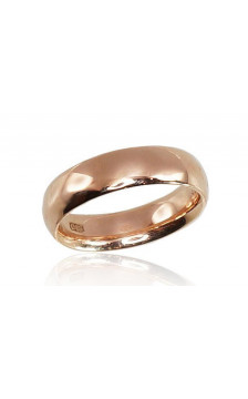 Gold wedding ring 1100271(Au-R), Red Gold 585°