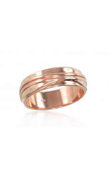 Gold wedding ring 1100553(Au-R), Red Gold 585°