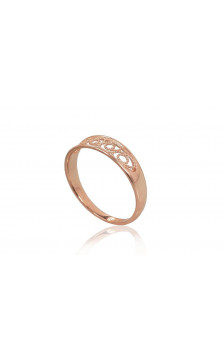 Gold ring 1100800(Au-R), Red Gold 585°
