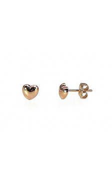 Gold classic studs earrings 1200101(Au-R), Red Gold 585°