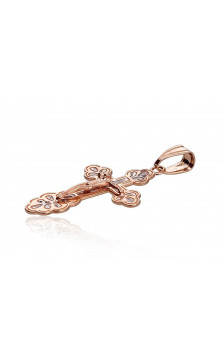 Kuldripats 1300076(Au-R+PRh-W), Punane Kuld 585°, roodium (kate)