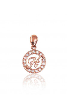 Zelta kulons 1300129(Au-R)_CZ, Sarkanais Zelts 585°, Cirkoni