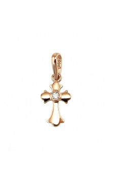 Gold pendant 1300176(Au-R)_CZ, Red Gold 585°, Zirkons