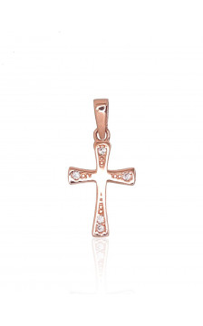 Kuldripats 1300707(Au-R)_CZ, Punane Kuld 585°, Tsirkonid