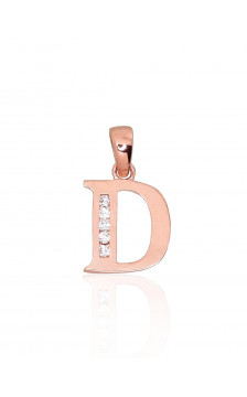 Zelta kulons 1300748(Au-R)_CZ, Sarkanais Zelts 585°, Cirkoni