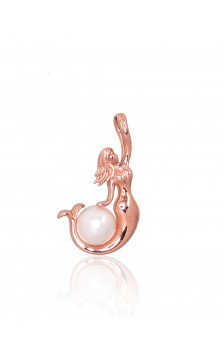 Zelta kulons 1300776(Au-R)_PE, Sarkanais Zelts 585°, Pērles