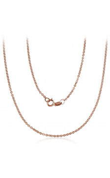 Auksinė grandinėlė Anchor 1.4 mm , briaunų apdirbimas deimantu 1400040(Au-R), Raudonas Auksas 585°