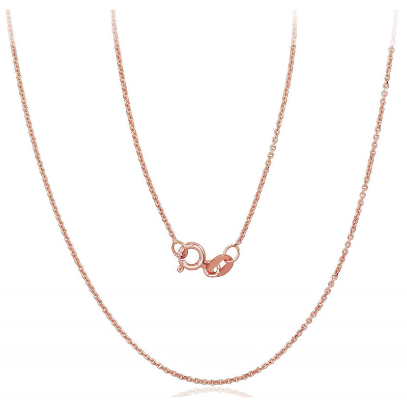 Gold chain Anchor 1 mm 1400055(Au-R), Red Gold 585°