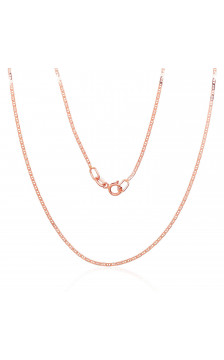 Gold chain Marina 1.1 mm , diamond cut 1400069(Au-R), Red Gold 585°