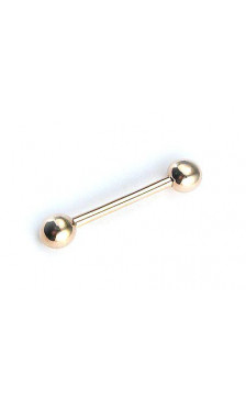 Kuldpiercing keelele 1930011(Au-R), Punane Kuld 585°