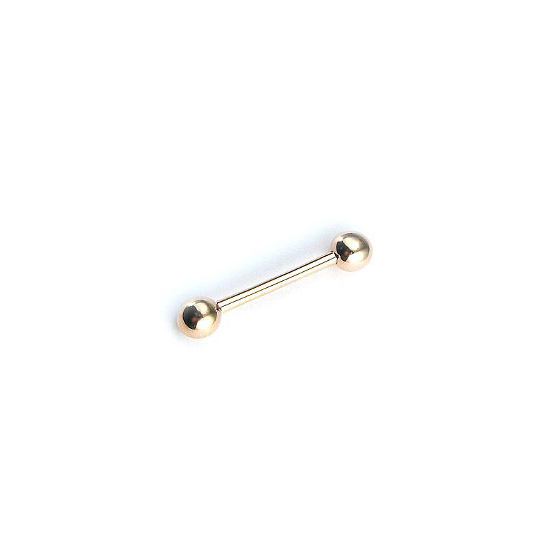 Kuldpiercing keelele 1930011(Au-R), Punane Kuld 585°