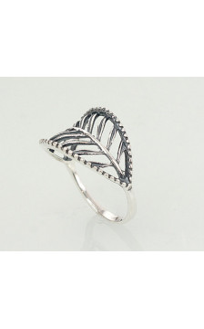 Silver ring 2101179(POx-Bk), Silver 925°, oxide (Plating)