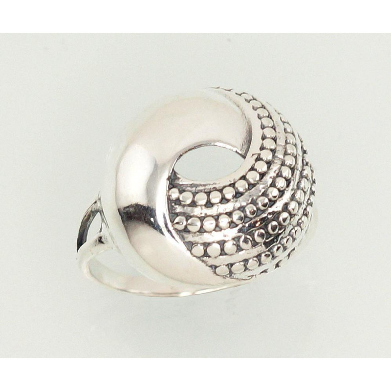 Sudraba gredzens 2101184(POx-Bk), Sudrabs 925°, oksids (pārklājums)