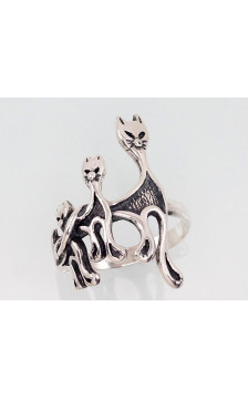 Hõbesõrmus 2101401(POx-Bk), Hõbe 925°, oksüüd (kate)